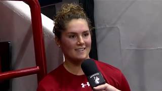 Northeastern Womens Hockey Vs Unh Nov 10, 2018 Interview With Paige Capistran