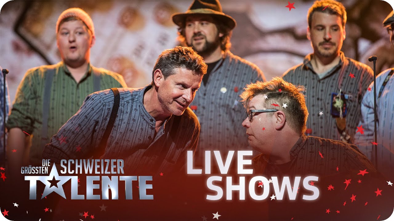 Männerchor Steili Kressä mit der Eigenkomposition Got Talänt - 1. Halbfinale | DGST | SRF