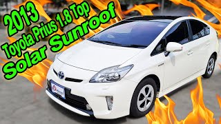 รีวิว 2013 Toyota  Prius 1.8 Top option Grade Solar Sunroof ครบทุกการใช้งาน ถูกกว่าป้ายแดงเกือบล้าน