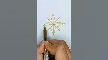 How to draw an eight-pointed star #drawing #art #star #drawingstar