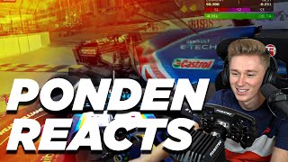 PondeN REACTS TO F1 Game Rage Compilation #8