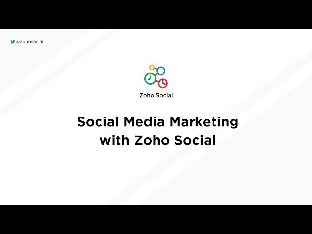 Zoho Social Most Watched Official Videos