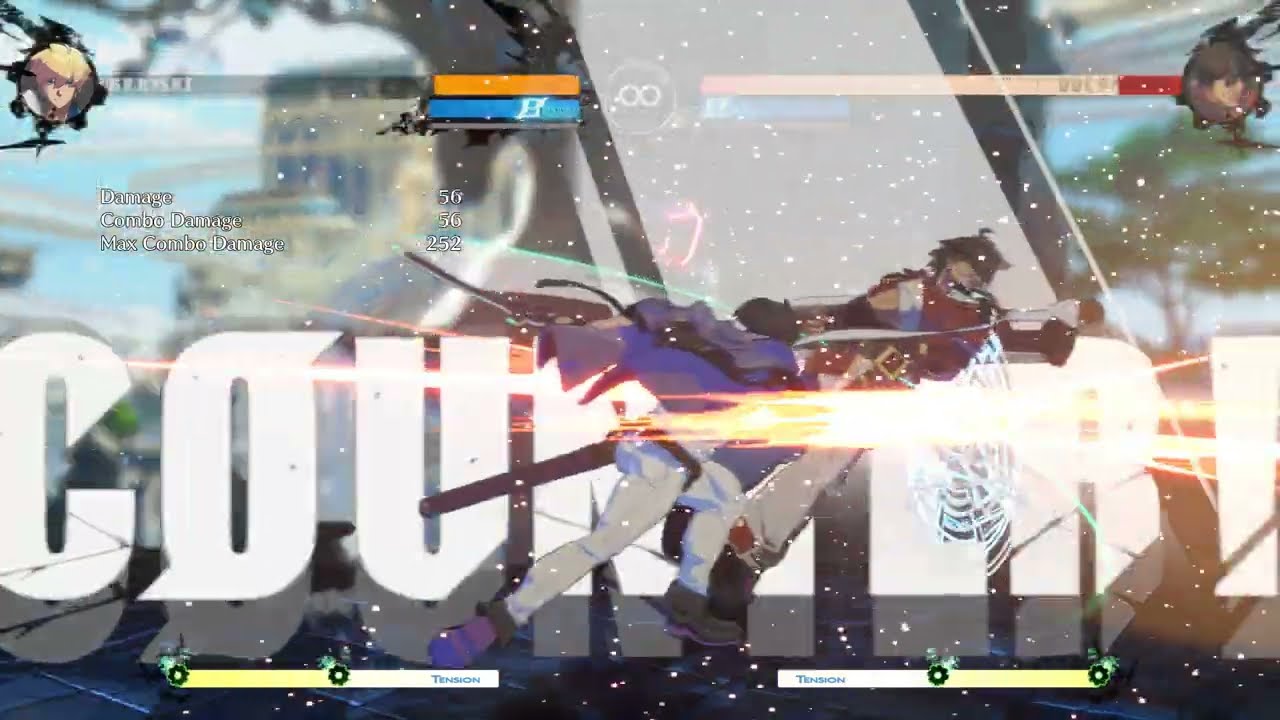 [Guilty Gear Strive] Ky - Counter Hit Double Stun Edge