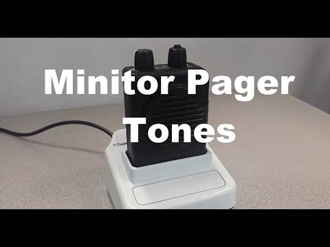 Firefighter Pager - (9) Minitor V pager Tones - YouTube