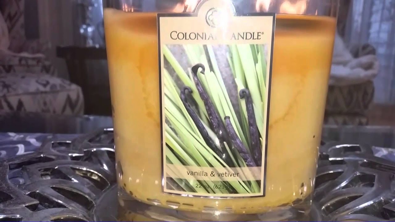 Colonial Candle Review, Vanilla & Vetiver YouTube