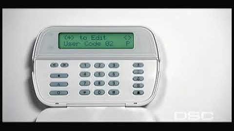 First Line Security - DSC access code programming
