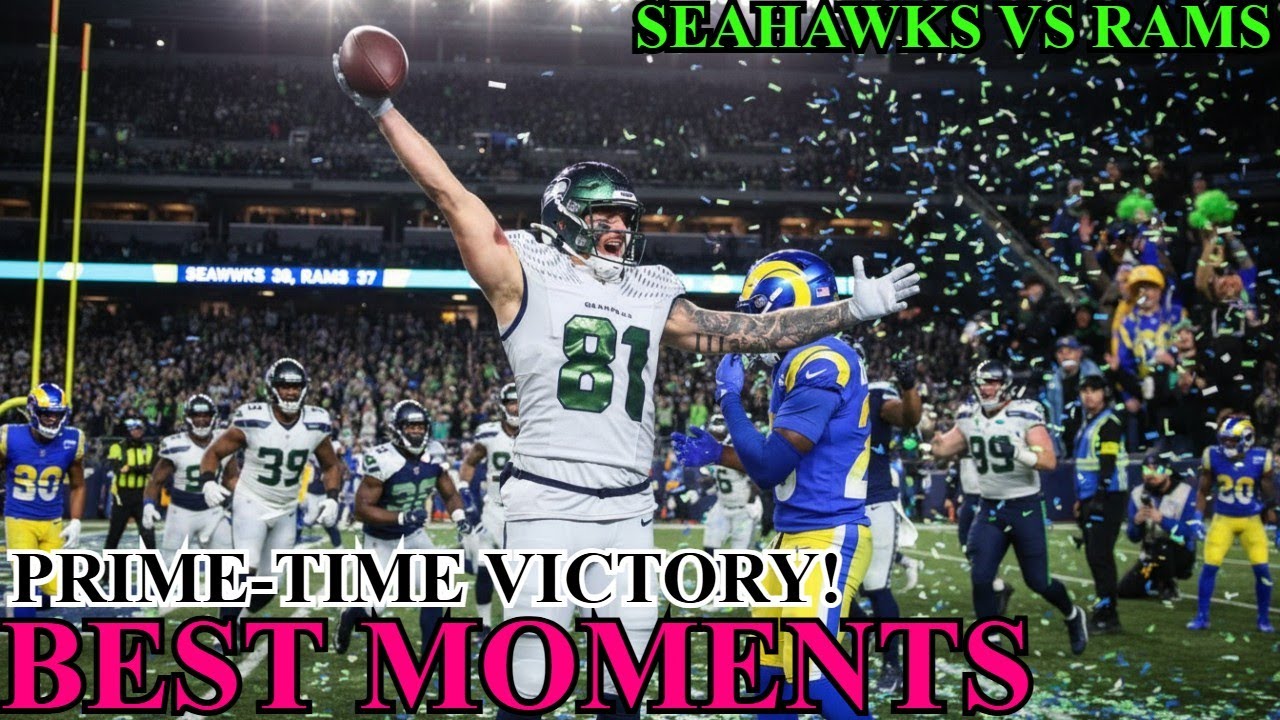 Seahawks vs Rams: BEST Moments From The Prime-Time Week 16 Victory.