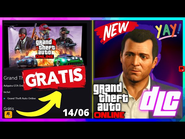 🔴GTA 5 ONLINE GRÁTIS! GTA ONLINE ATUALIZAÇÃO/DLC INFO 14/6 