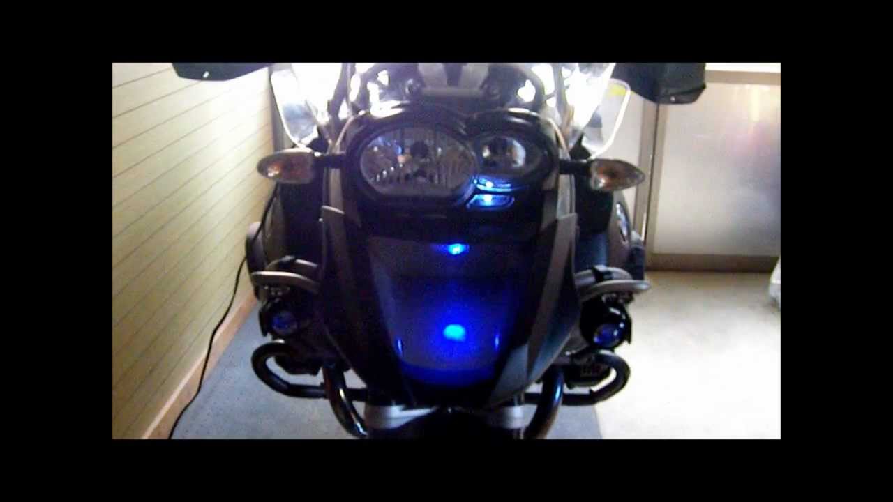 12 バイクにナイトライダーつけてみた Wmv Youtube