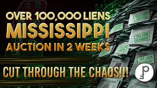 135,000+ Tax Liens in Mississippi going to Auction this month!