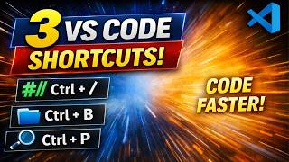 3 VS Code Shortcuts Every Beginner Must Know 🚀 | VS Code Tips Part 1