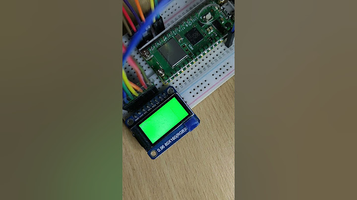 0.96" 80x160 IPS (st7735 SPI) on Raspberry Pi Pico W/CircuitPython 8 beta