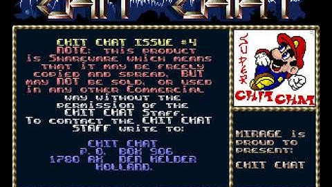 Mirage   Chit Chat #04 mp4 HYPERSPIN AMIGA INTRO CRACKTRO DEMO COMMODORE NOT MINE VIDEOS