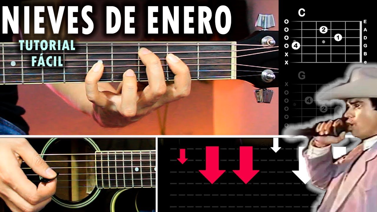 Nieves De Enero - Chalino Sánchez GUITARRA Tutorial | Acordes