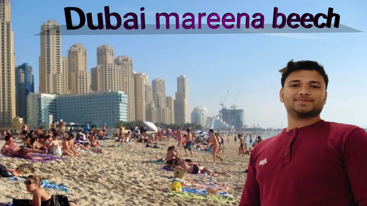new Dubai mareena beach ⛱️ मरीना बीच का नया video YouTube