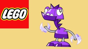 How to build LEGO Mixels Muncho Shivor - Stop Motion Build  | Bricks and Clay Play