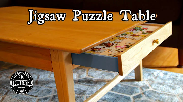 Finishing a Danish Modern Style Coffee Table with Puzzle Storage