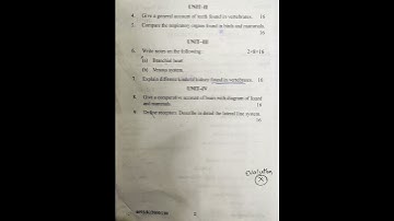 KUK Msc Zoology Paper MZ-204 (2022) Biology of vertebrates 2nd semester