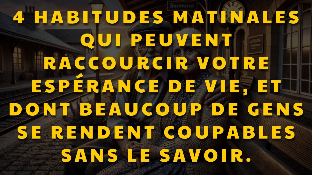 4 habitudes matinales qui peuvent raccourcir votre espérance de vie, et ...