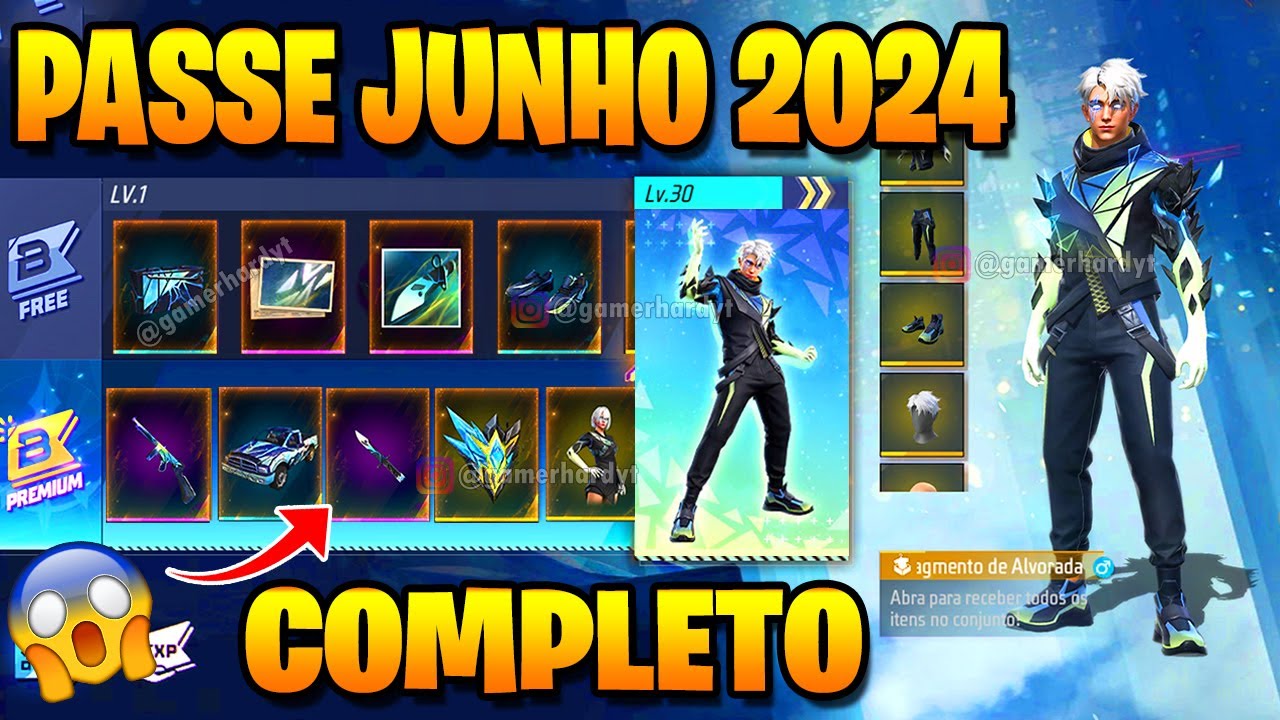 FINALMENTE?! EMOTE BANDEIRÃO, EVENTO 7° ANIVERSÁRIO, PASSE JUNHO E CALENDÁRIO - NOVIDADES FREE FIRE