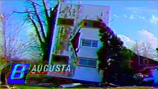 1977 Augusta, Michigan Tornado Retrospective, WOOD-TV 1994
In 1994 for Michigan severe weather awareness week, WOOD-TV visited Augusta, Michigan for a retrospective look at the April 2, 1977 tornado that devastated portions of the community. Part of the Live at Five program, the broadcast interviewed locals about their memories, showcased an original news package from 1977 and wrapped the show with traditional severe weather safety tips.
These are the live remotes from that April 2, 1994 WOOD-TV Live at Five newscast recorded off air when originally broadcast. Pardon the audio buzz in the original videotape recording.
Video © 1994 WOOD-TV, All Rights Reserved. 1977 Augusta, Michigan Tornado Retrospective, WOOD-TV 1994
