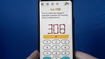 Try to make the biggest possible number by moving only 2 matchsticks Brain Out