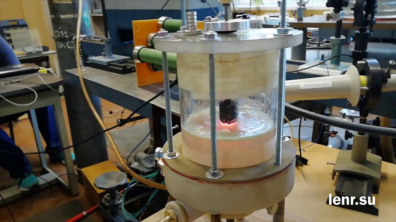 LENR установка конструкции Бажутова пробный пуск COP=1,76