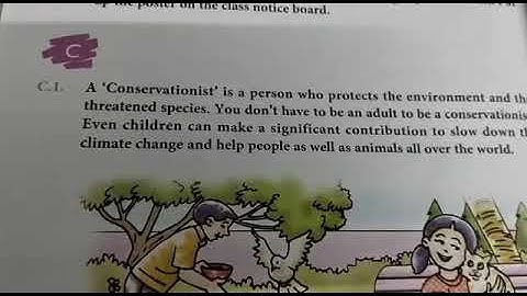 DAV nahan, class 5 ,English reader, unit 5 ( c) ,  Tape script , Be a green hero.