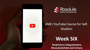 YouTube Course Week SIX:  ICD-10-CM Coding fo Chapters 10–14 | Respiratory, Integ, Muscles, Urinary