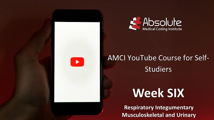 YouTube Course Week SIX:  ICD-10-CM Coding fo Chapters 10–14 | Respiratory, Integ, Muscles, Urinary