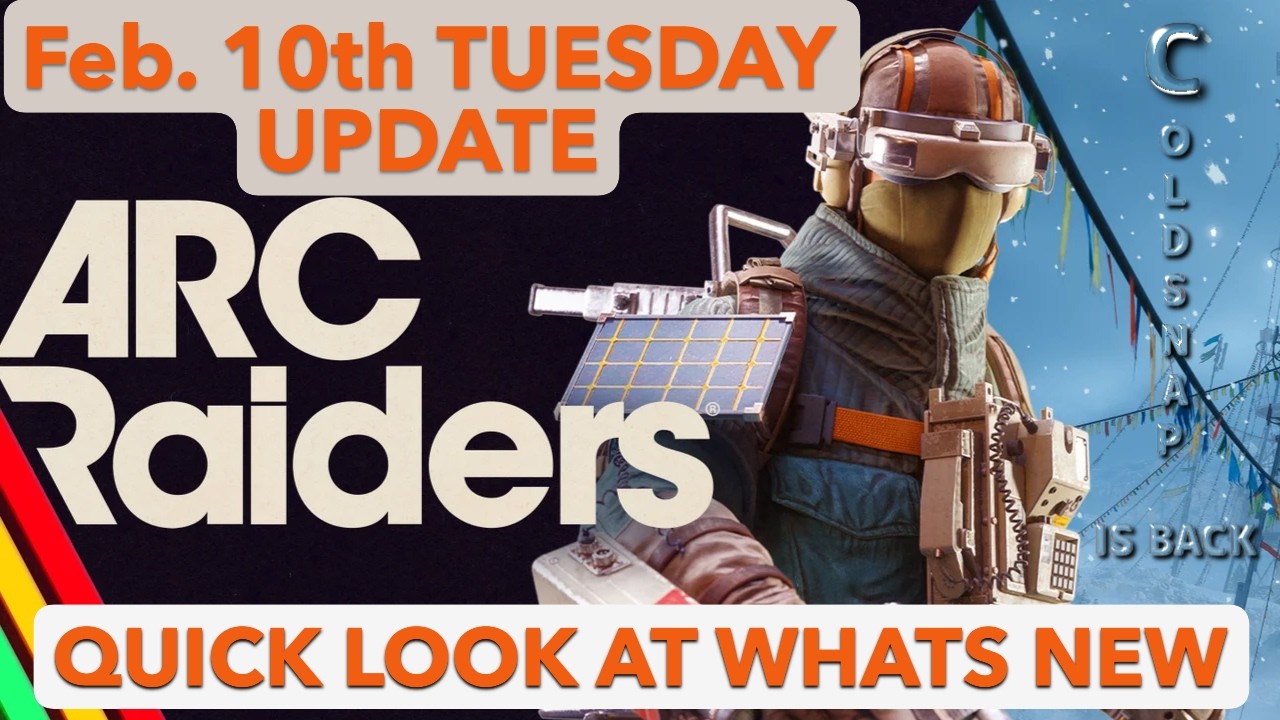 UPDATE DAY 2-10-26 ARC RAIDERS COLD SNAP IS BACK NEW STORE NEW EVENT AND POSSIBLY MORE #arcraiders