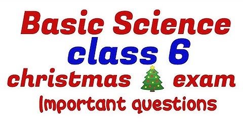 class 6 basic science christmas exam answer #class_basic_science_christmasexam_2024_question_paper