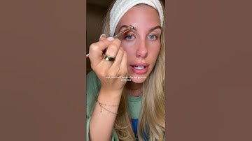 how to dye your eyebrows with $12 and 5 mins 🫶🏼 love not having to fill in my brows for a few