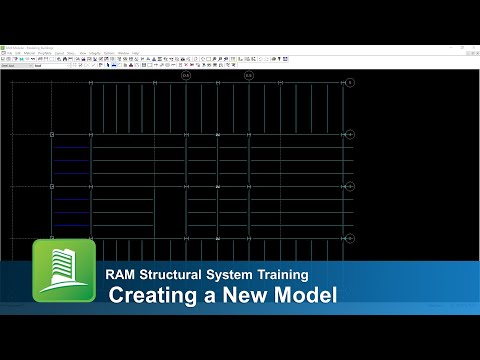 Creating a New Model in RAM Structural System