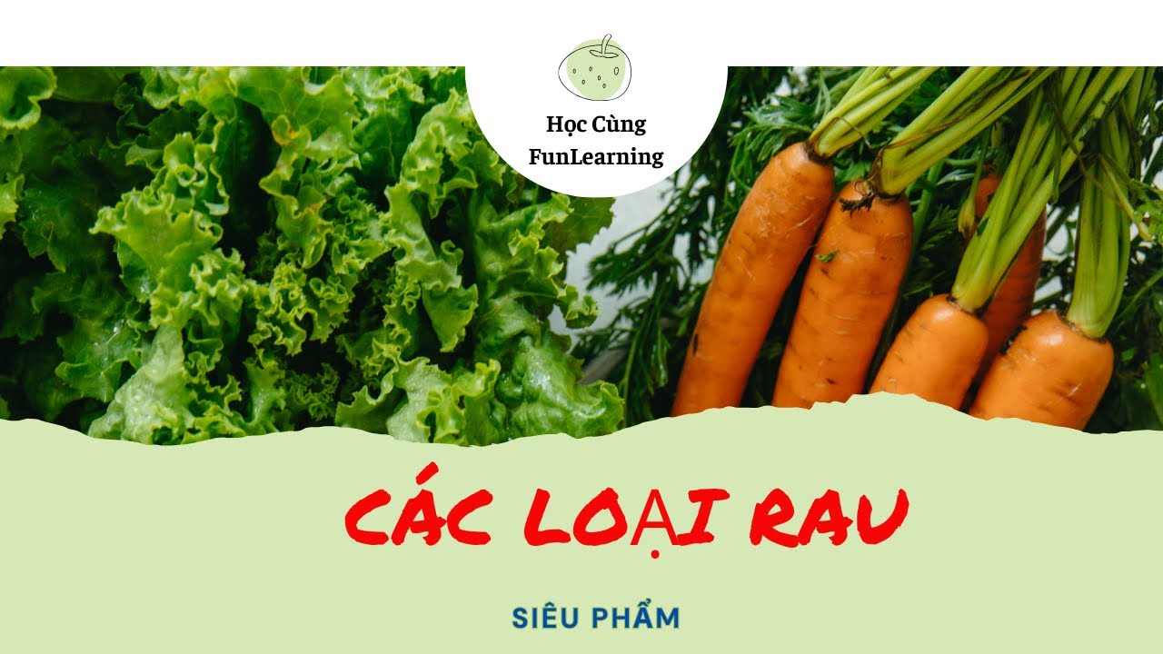 Dạy bé học nhận biết Tên các loại Rau Củ Quả bằng Tiếng Anh & Tiếng Hàn ...