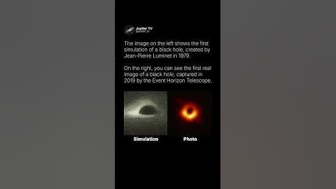 Black Hole – Simulation vs Photo 🌌 #shorts #space