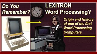 Computer History Lexitron Word Processing Computer Origin & History 19691984 Raytheon Microcomputer