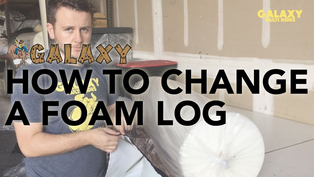 How to Change Foam Logs on Toxic Meltdown, Redneck Games, and KAPOW - Galaxy Multi Rides