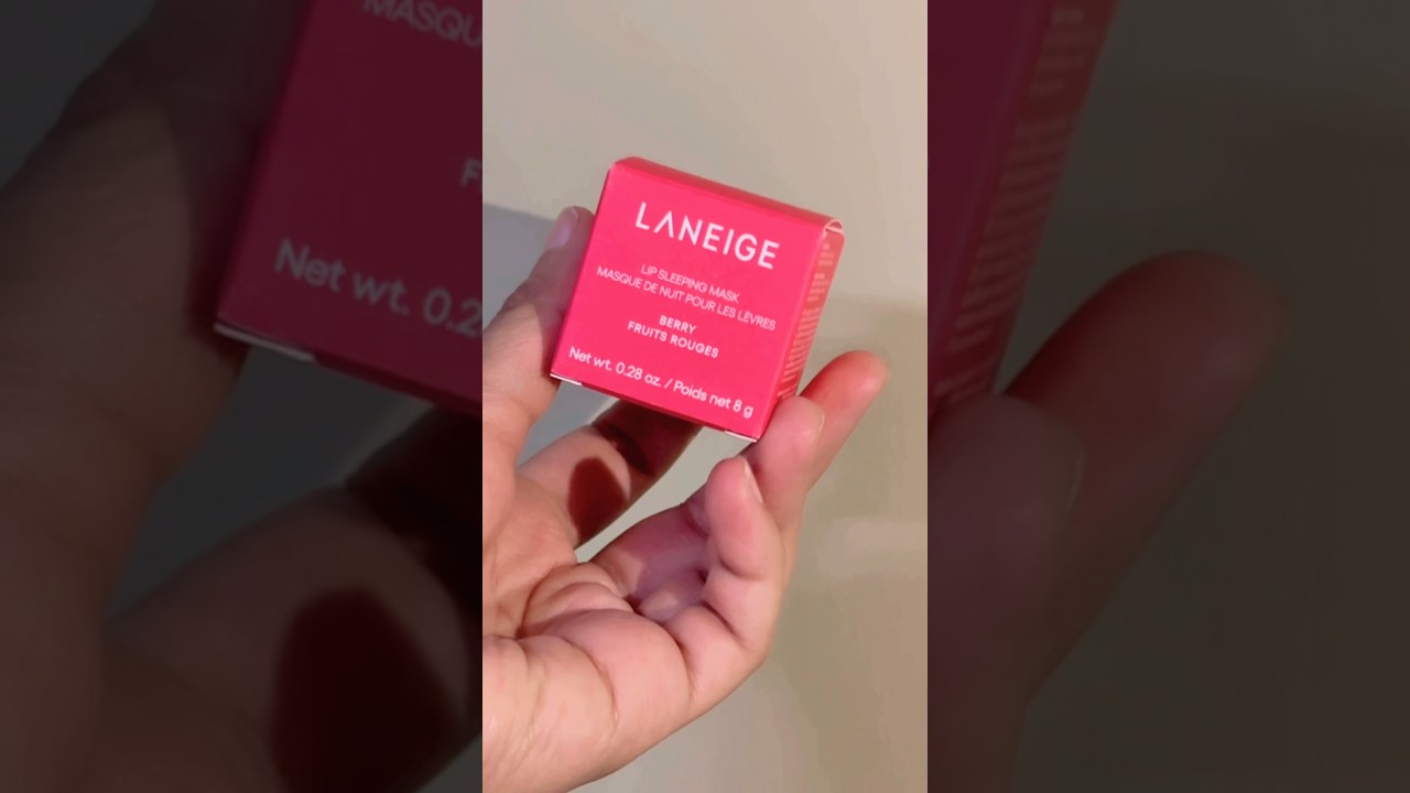 LANEIGE Lip Sleeping Mask Berry Unboxing! 