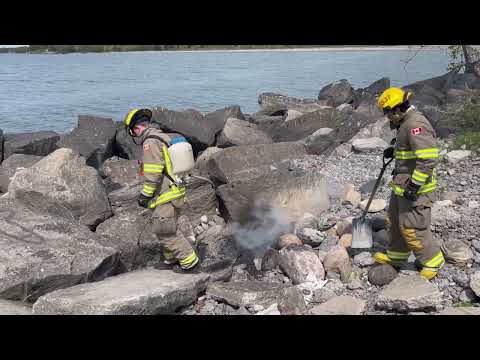 Fire Cobourg Pier May 18, 2022