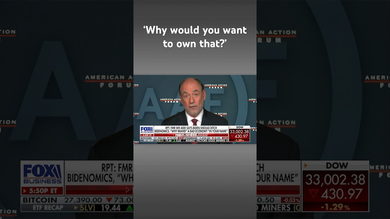 I’ve never understood Biden’s economic strategy: ex-CBO director #shorts