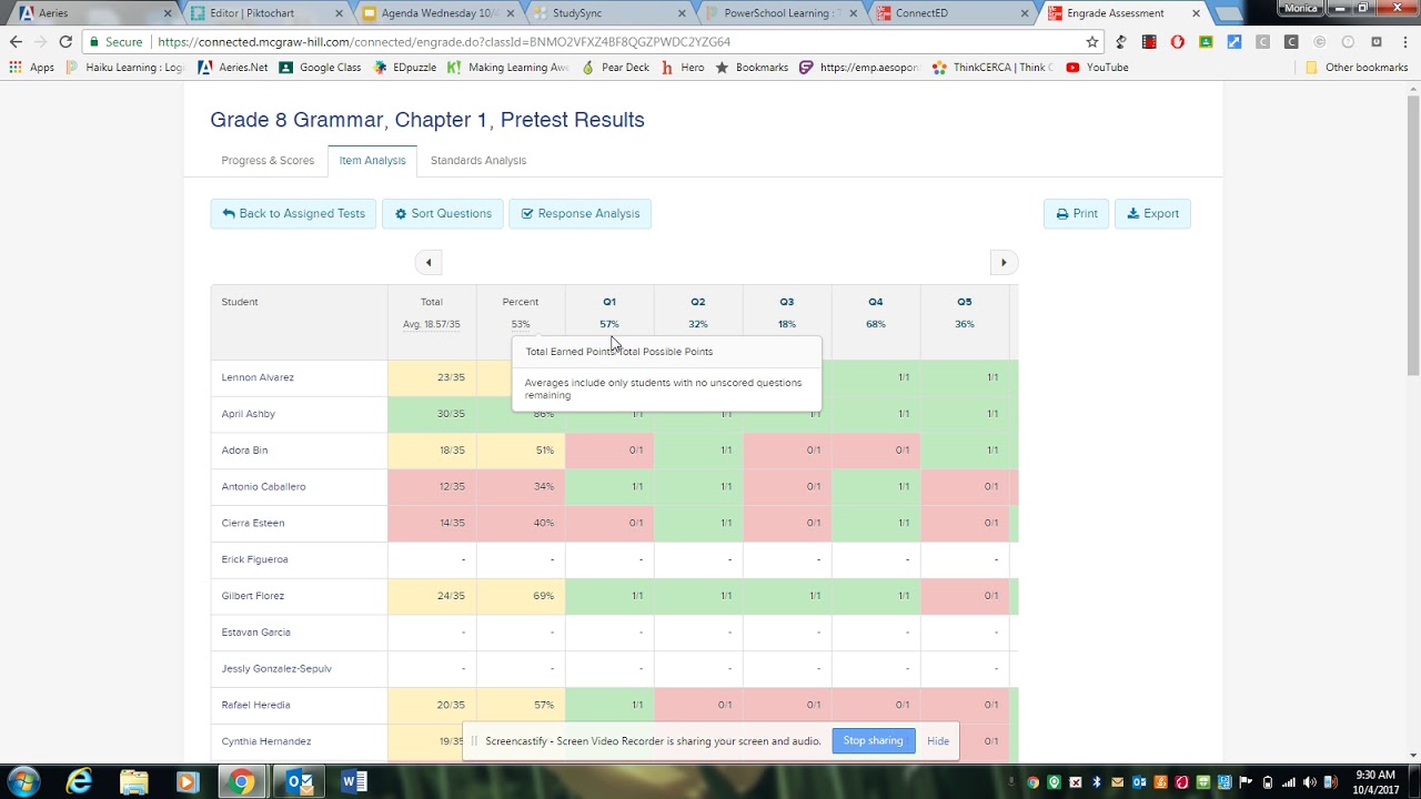 StudySync: Review Assessment data - YouTube