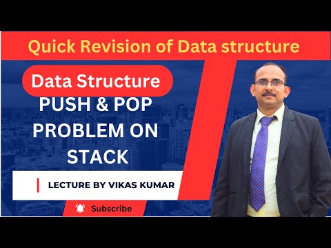 Push & Pop Operations in Stack | Data Structures & Algorithms Explained with Examples