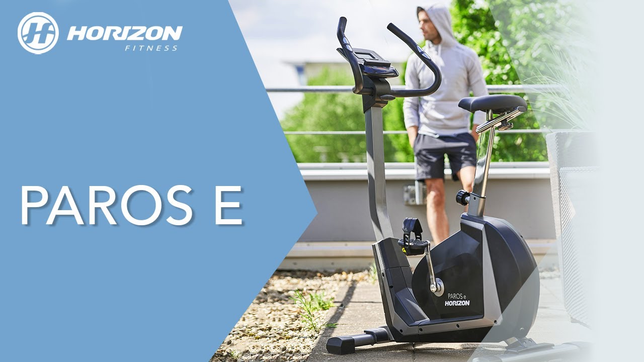 Horizon Fitness Paros E Fahrradtrainer - YouTube