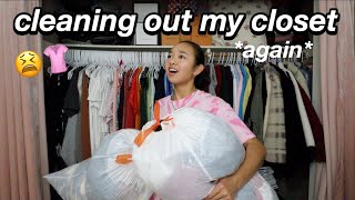 Famous CLEANING OUT MY CLOSET *again* | Nicole Laeno Wealth