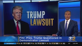 Former President Donald Trump Gives Video Deposition In Trump Tower Security Lawsuit