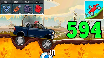 Hill Climb Racing - SUPER DIESEL 4X4 in BOGLAND - Gameplay Walkthrough Part 594 (Android,iOS)
