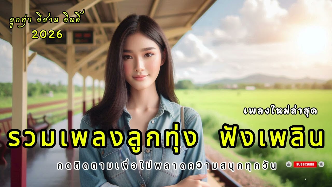 เพลงลูกทุ่งเพราะๆ 2026  คนไกลบ้าน ฟังเพลิน ฟังสบาย ในวันทำงาน เพลงใหม่ล่าสุด เติมกำลังใจ