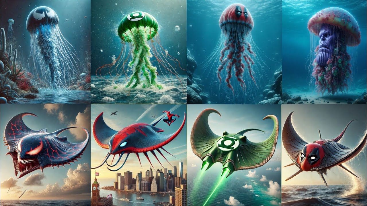 Incredible Animal Fusion Hybrids: Marvel Superheroes Hybrid with Other ...