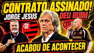 AGORA É OFICIAL! CONTRATO ASSINADO JORGE JESUS #flamengo